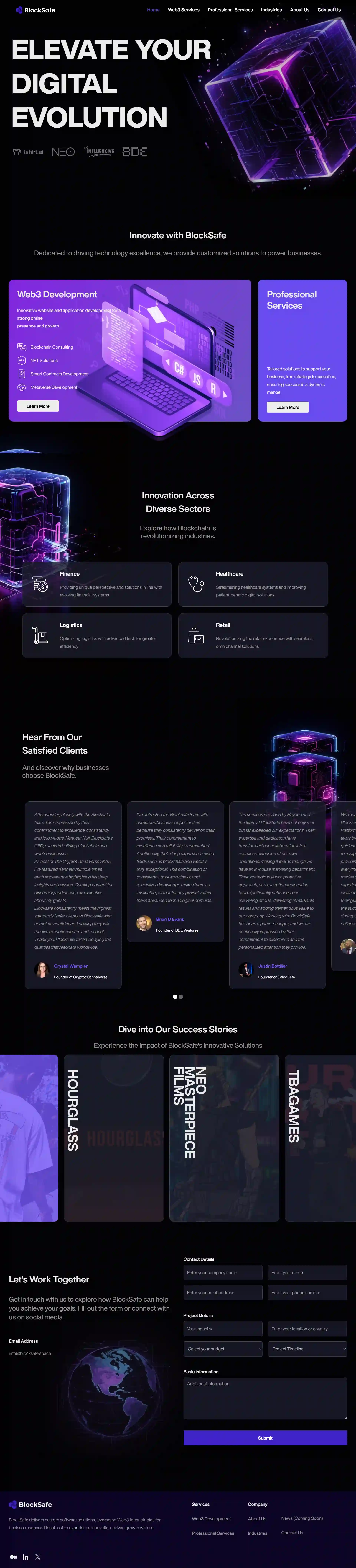 BlockSafe — Web3 Strategy Development