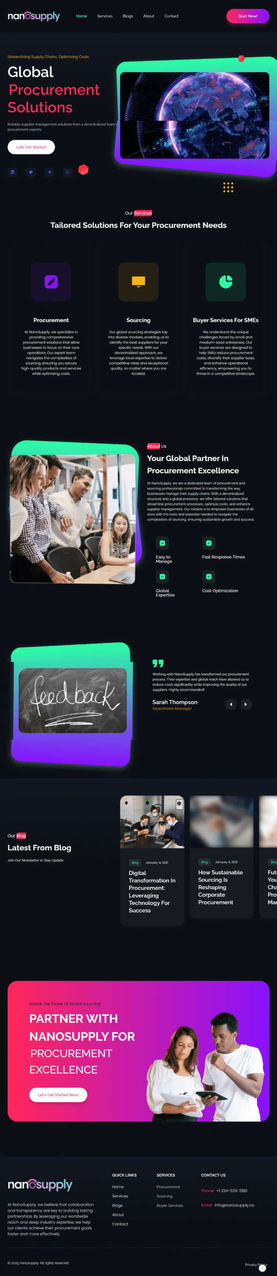 Nanosupply — Precision Components Advanced Materials scaled